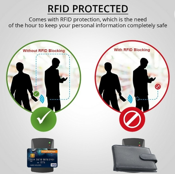 NWT Passage Brown Genuine Leather RFID Bi-Fold Men's Wallet With Snap - Picture 3 of 10